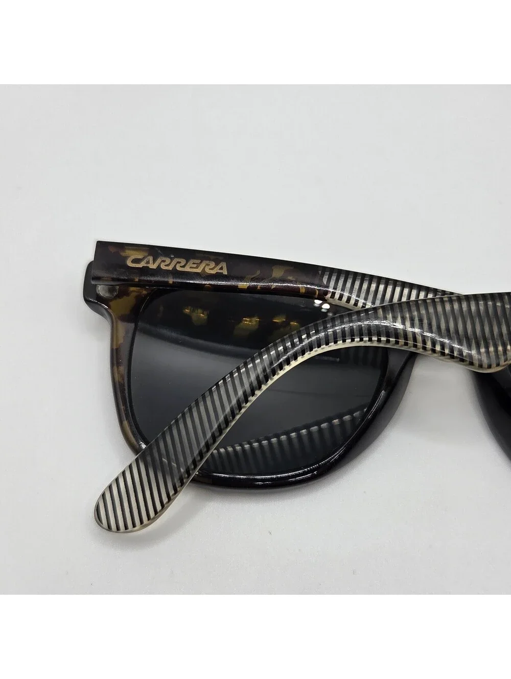 Carrera Glasses Frames Only 6000 858JO Brown Tortoise Stripes Made In Slovenia